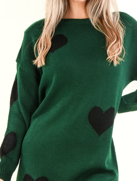 Rochie Dama MiniHearts Verde
